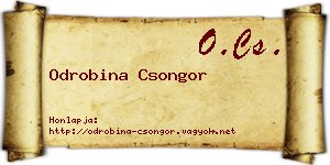 Odrobina Csongor névjegykártya